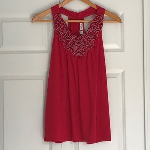 Razor back sleeveless top